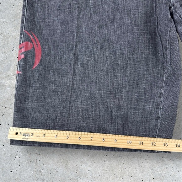 NOS Phat Farm Jean Shorts‎ 36 Logo Hip Hop Baggy Denim Deadstock 90s Y2K Vintage - Picture 4 of 6